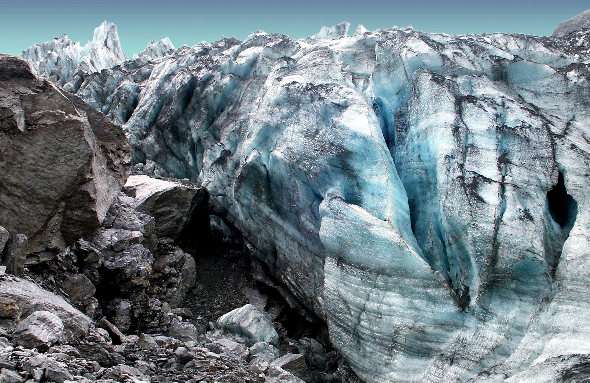 1000年前の氷河