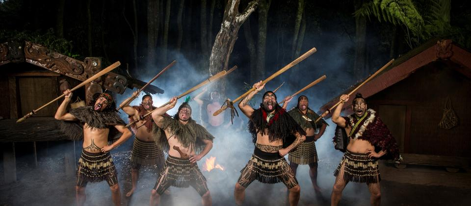 Spectacle maori traditionnel